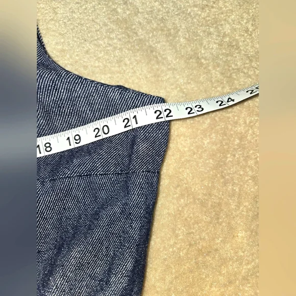 Liz Claiborne Women's XL Sleeveless Blue Dress with Belt - Picture 10 of 13